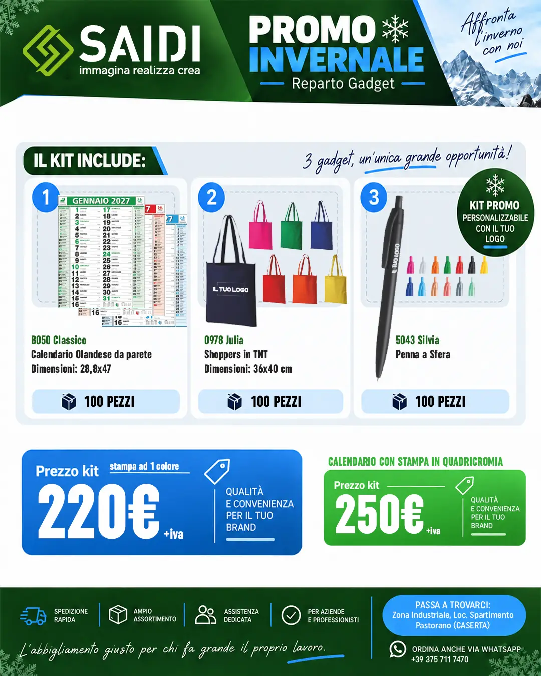 Kit Promo Trio 220 Euro